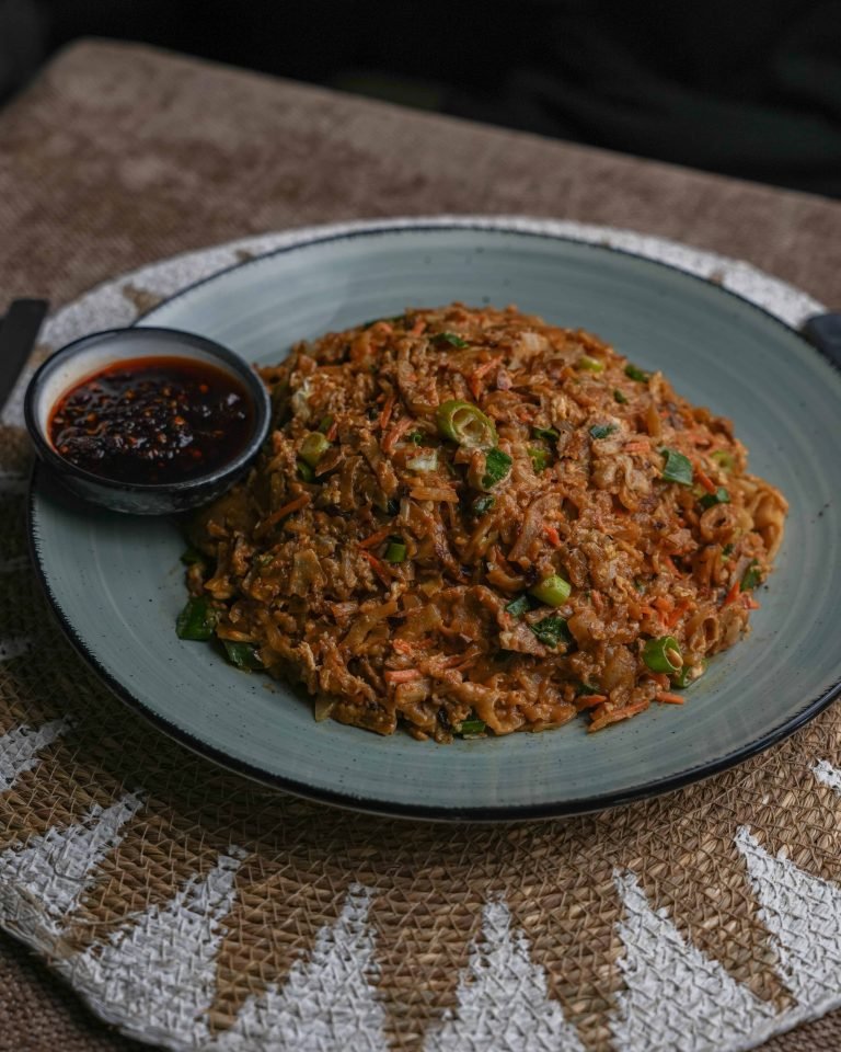 Roast chicken Cheese Kottu